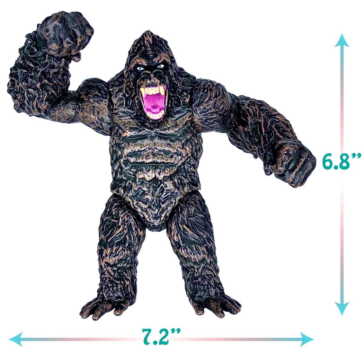King Kong vs Godzilla Attack Action Figure 6.8” Movie Series
