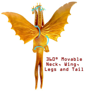 King Ghidorah, 1964 Movie Series Movable Joints King of The Monsters Action Figure