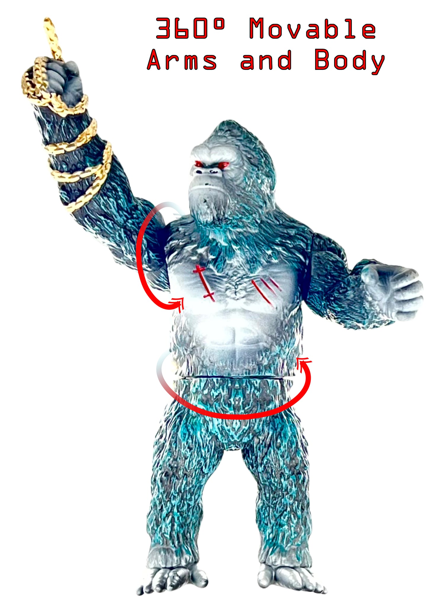 King Kong vs Godzilla Action Figure Fight Mode Gorilla Ape