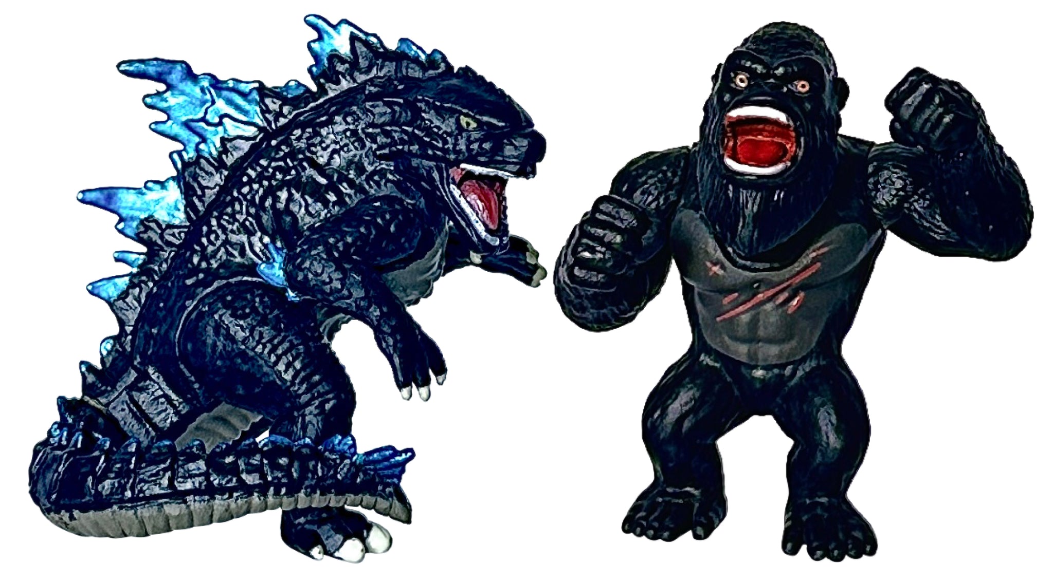 Set of 5 Chibi Godzilla x Kong: The New Empire, Toys Action Figures