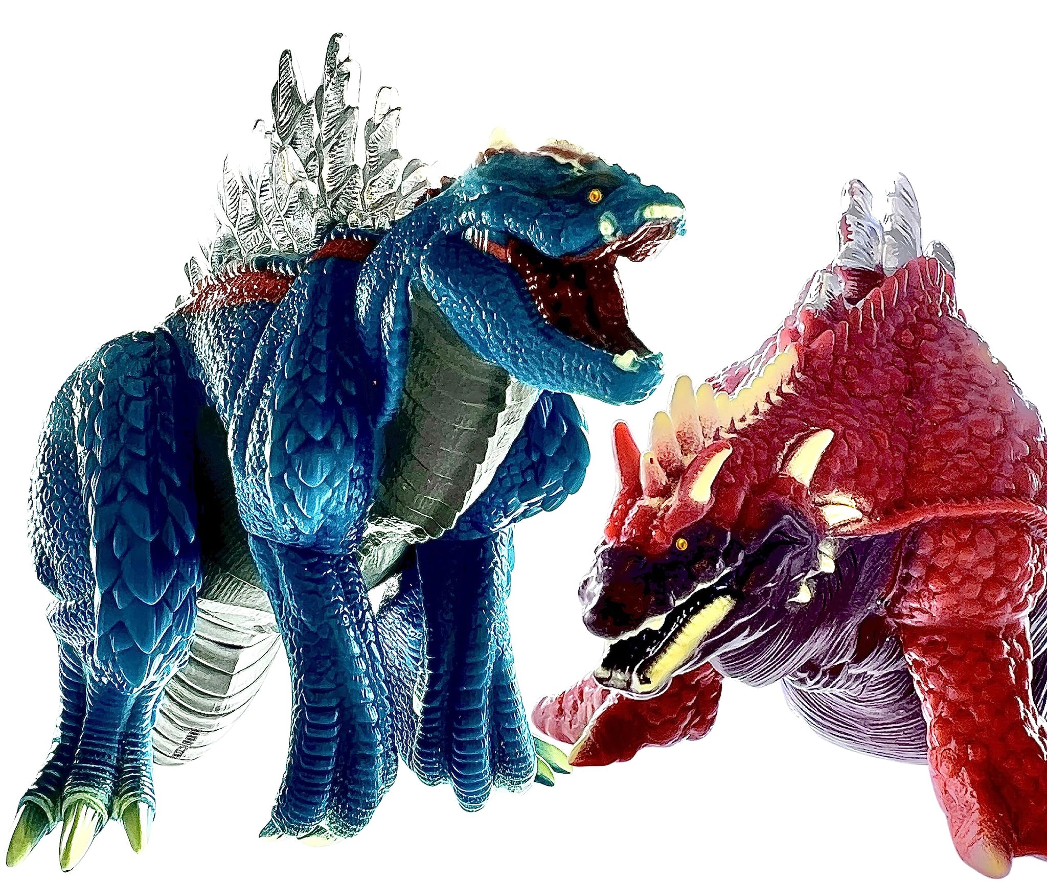 TwCare Set of 2 Godzilla Terrestris & Amphibia Singular Point Continuity Toys, Reiwa era Action Figures 13'' Head to Tail, Movie Monster Series, Travel Bag