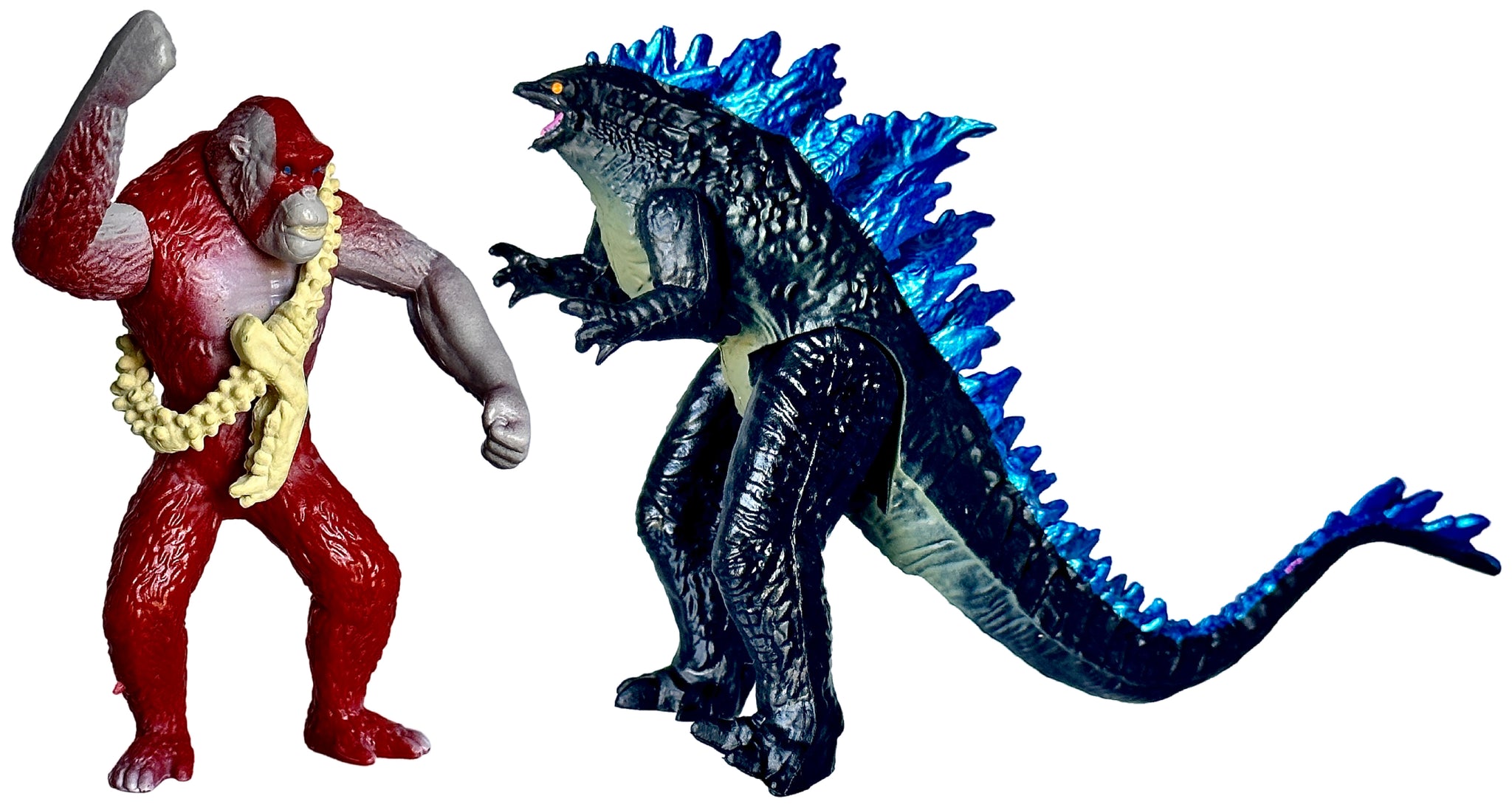 Set of 10 Godzilla x Kong: The New Empire, Toys Action Figures