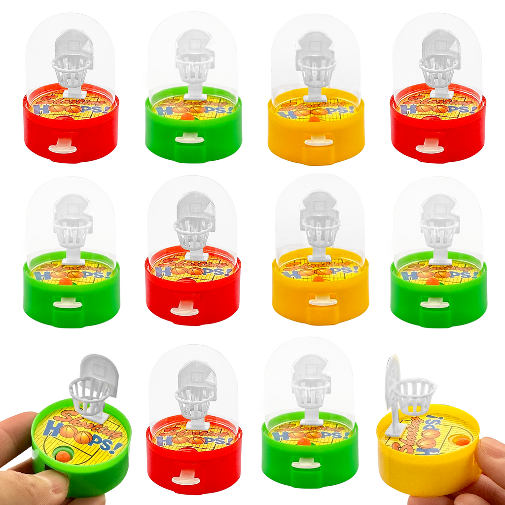 Basketball Game Toys, 12 Pack Finger Shooting Fun for Kids