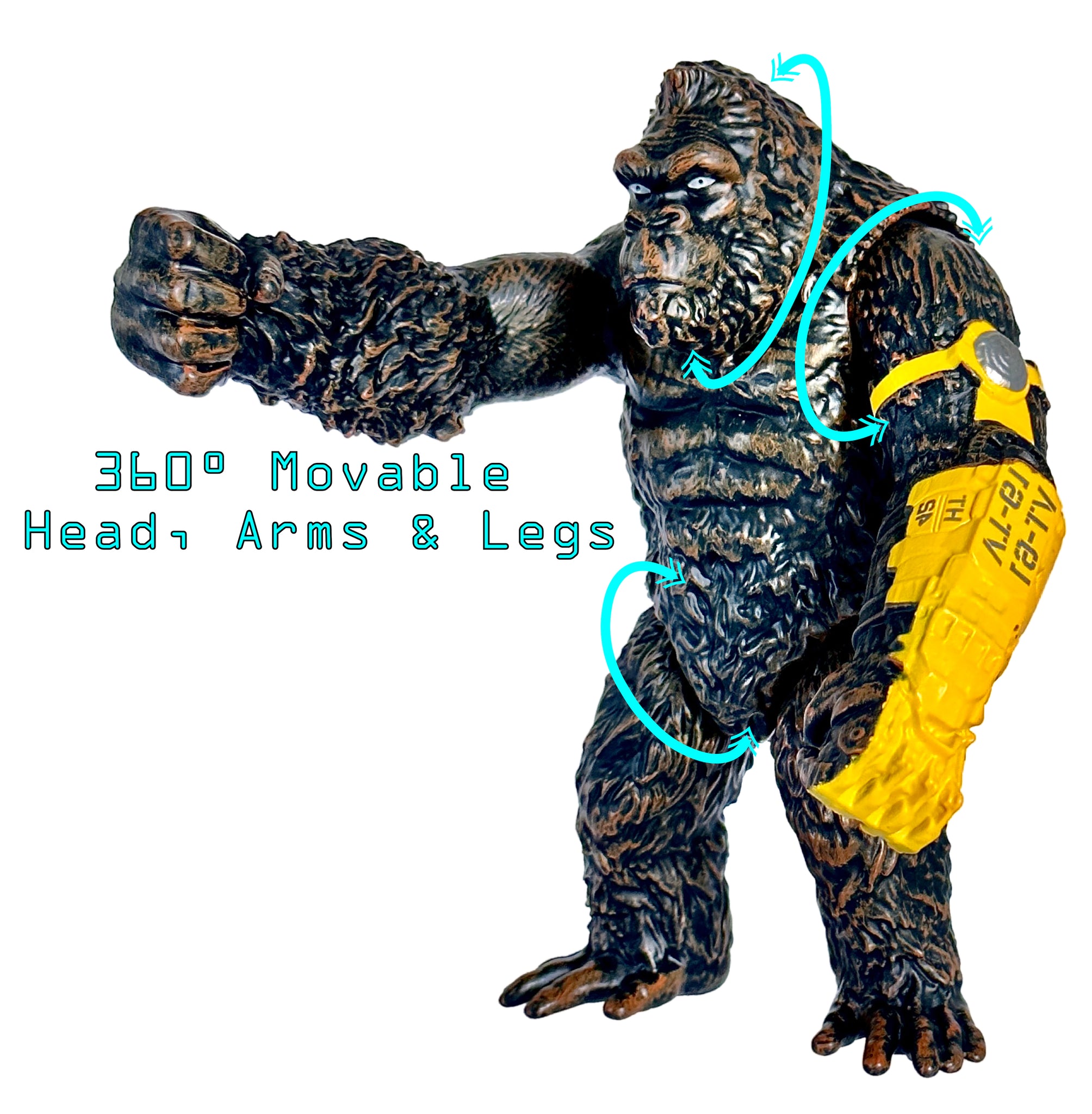 King Godzilla x Kong: The New Empire, Toy Fight Mode Gorilla Ape Action Figure