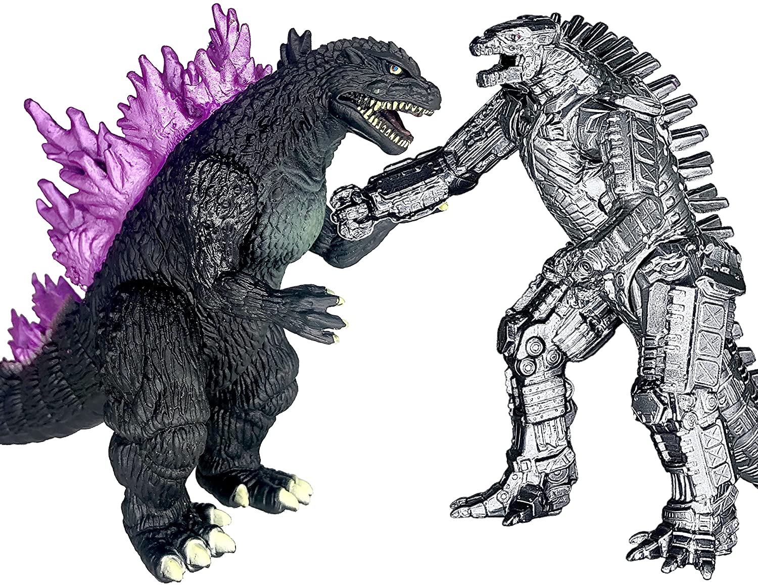 TwCare Set of 2 Mecha Godzilla Earth MechaGodzilla Kiryu Toys, Kaiju  Universe Action Figures King of The Monsters Movable Joints Movie Series  Soft Vinyl, Travel Bag