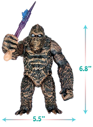King Kong with Ax vs Godzilla Action Figure 6.8” Movie Series, Travel Bag