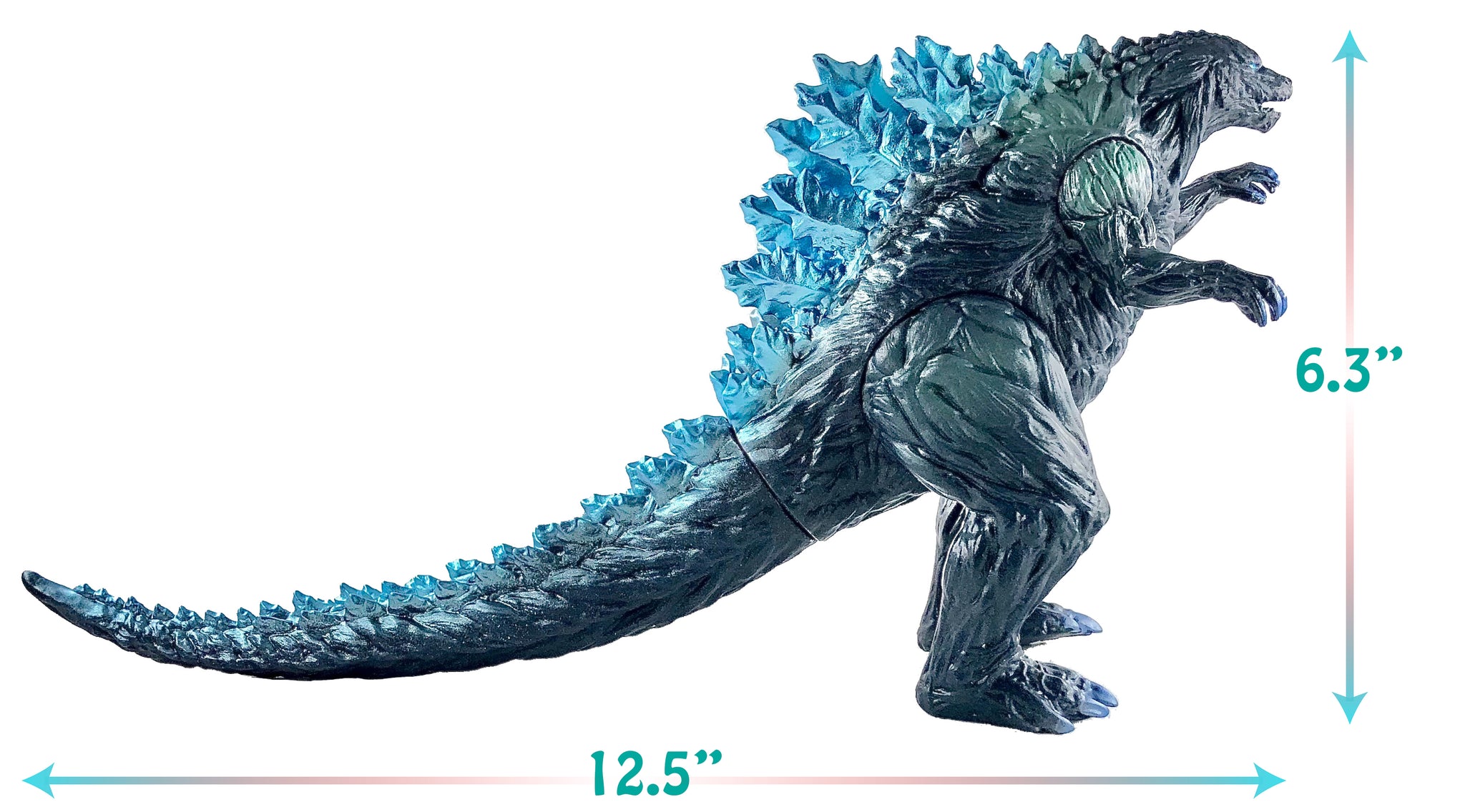 Set of 2 Godzilla Toys with Carry Bag, Godzilla Earth and Mechagodzilla