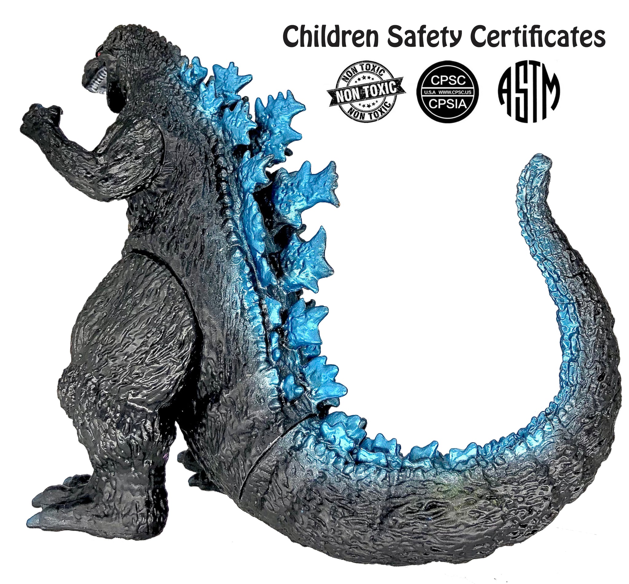 Classic 1954 65th Anniversary vs Heisei Era Godzilla Toy, Movie Series Movable Joints Action Figures Birthday Gift for Boys and Girls, Carry Bag
