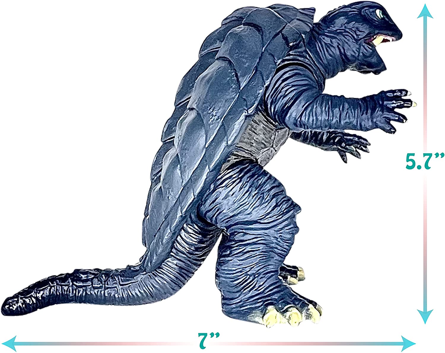 Gamera Figure 1995, Godzilla Toy Action Figure: King of The Monsters, Movie Series Movable Joints Soft Vinyl, Travel Bag