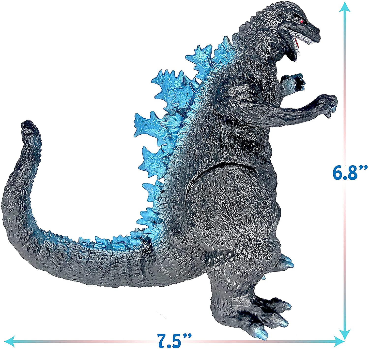 TwCare Set of 2 Godzilla Mecha MechaGodzilla King of The Monsters Toys, 2021 Movable Joints Action Figures Movie Series Soft Vinyl, Carry Bag