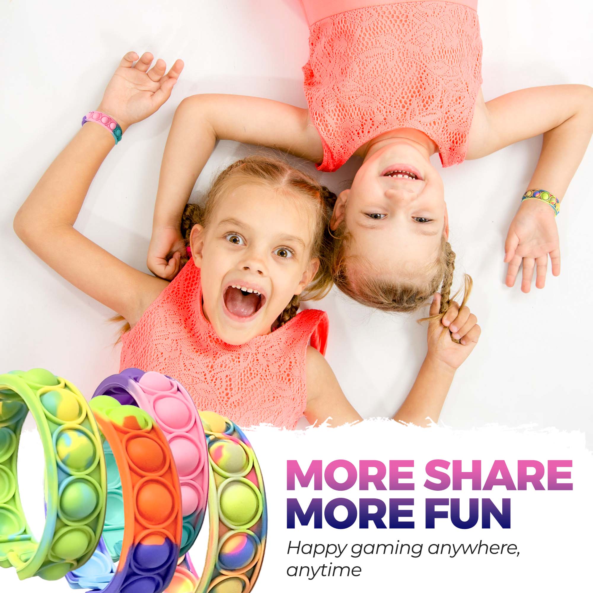 Rainbow Fidget Anxiety Bracelet For Kids Party Favors Regalos Para  Cumpleaños Infantil Invitados Juguetes Antiestrés Niños - AliExpress