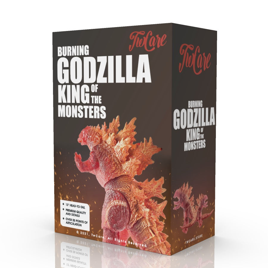 Brand New Burning Godzilla, 2021 Movie Series King of The Monsters